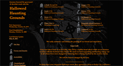 Desktop Screenshot of hauntinggrounds.org